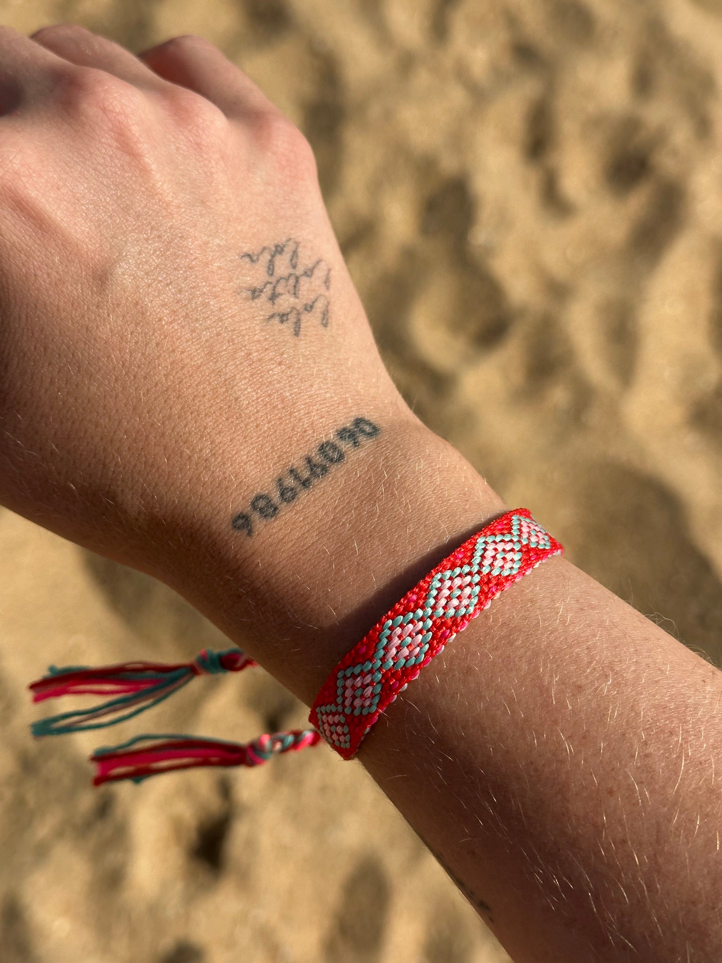 PULSERA O TOBILLERA ÉTNICA FINA