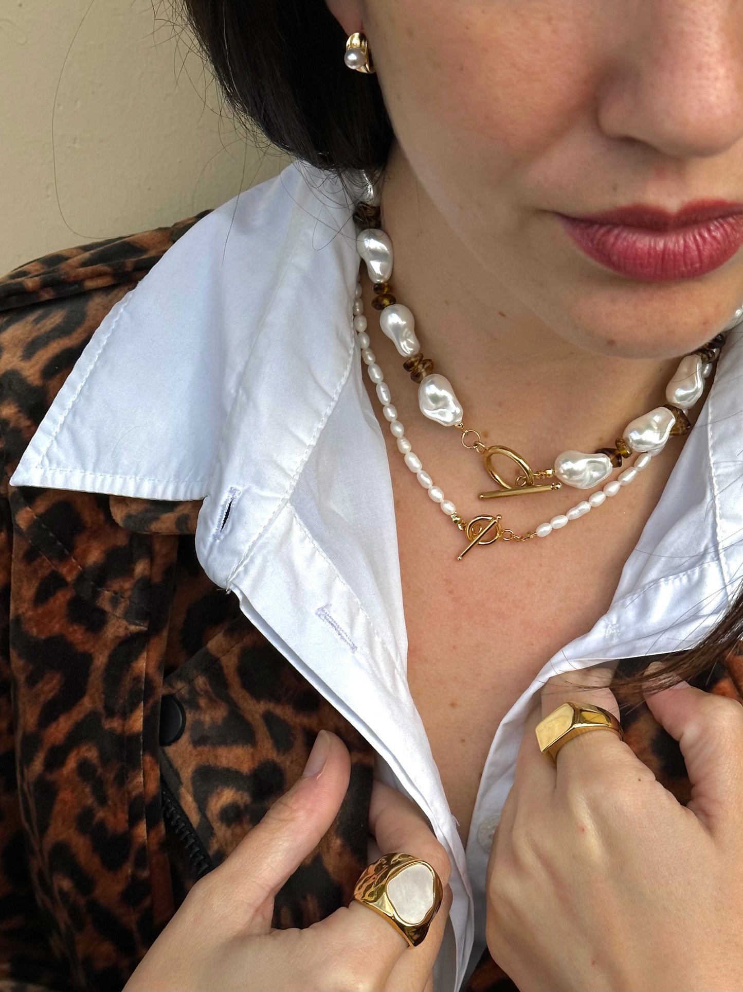 COLLAR ANIMAL PRINT