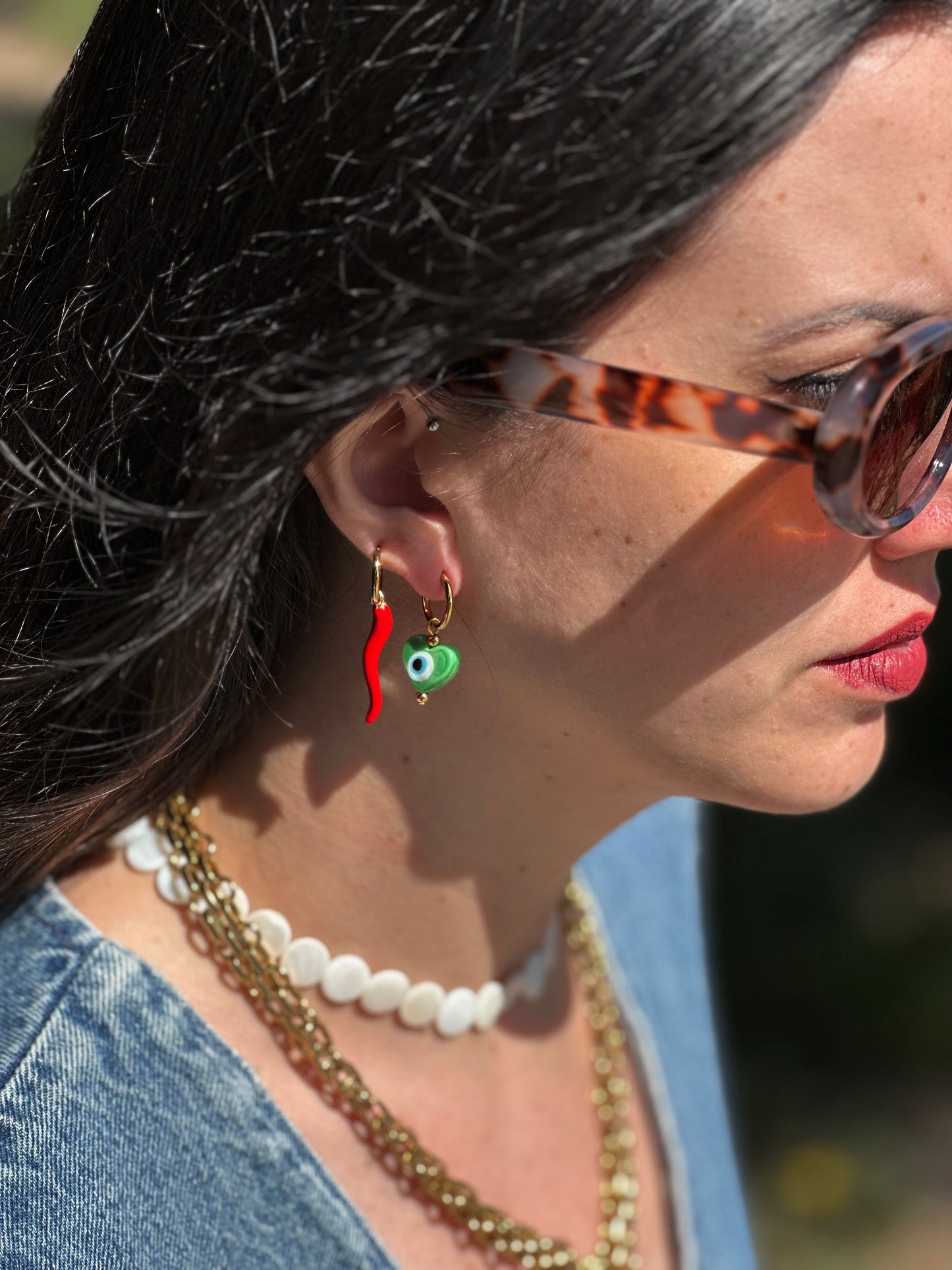 PENDIENTES OJO TURCO