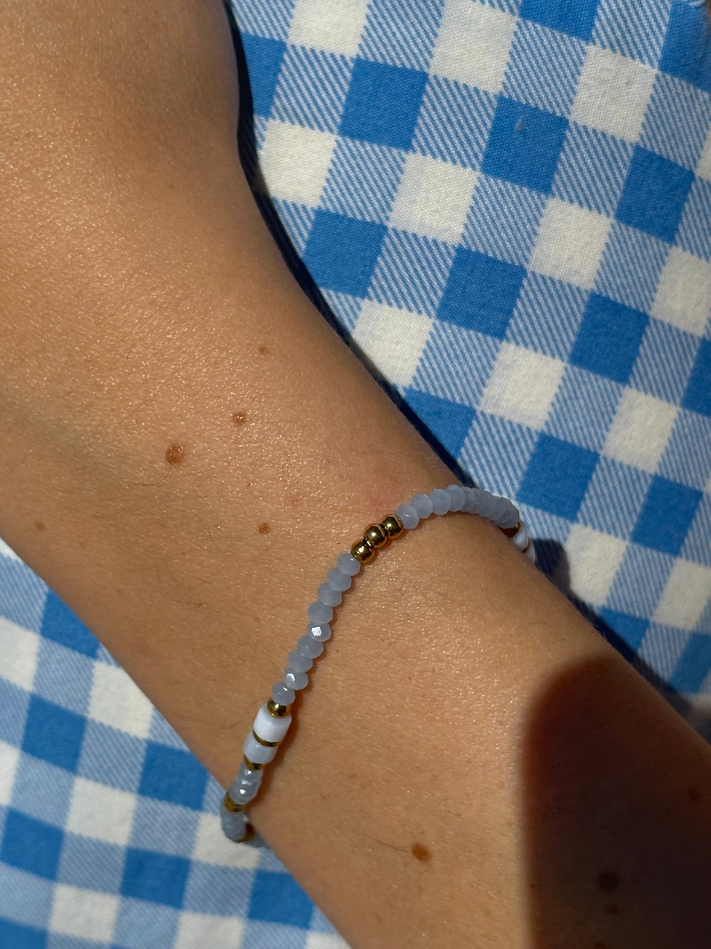 PULSERA BOLAS BRILLO