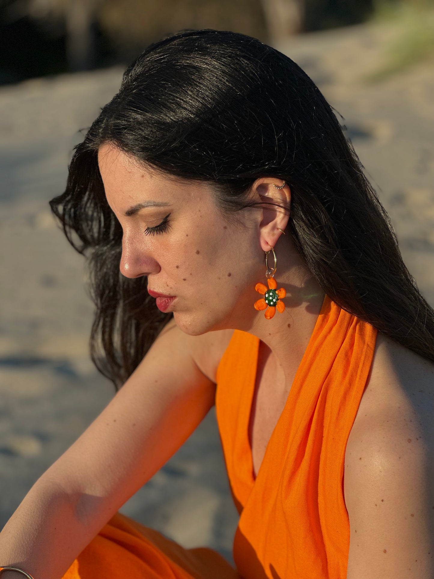 PENDIENTES GAZANIA