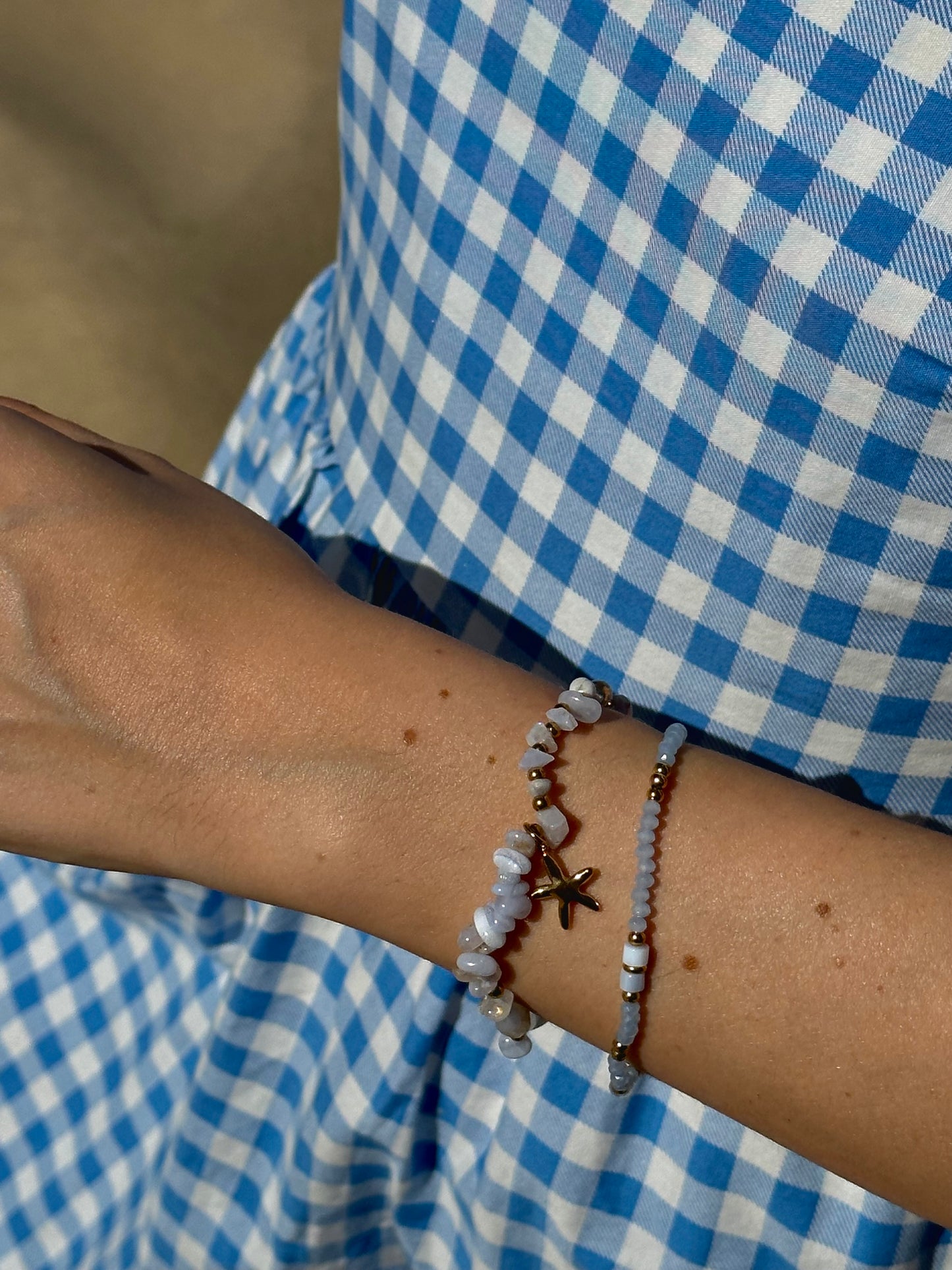 PULSERA BOLAS BRILLO