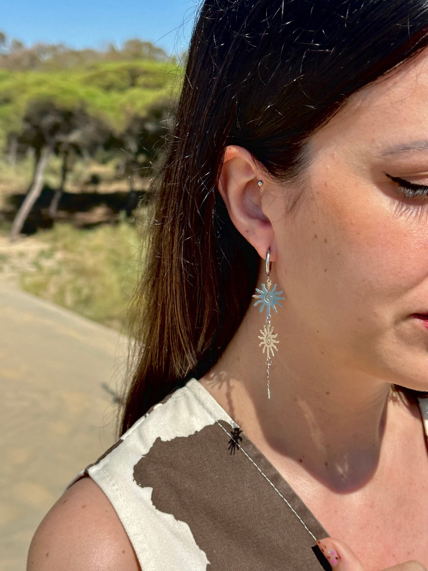 PENDIENTES TRIPLE SOL