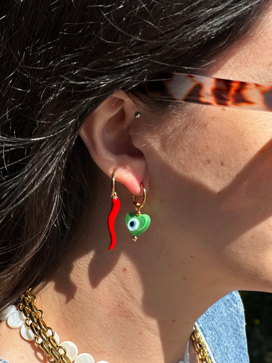 PENDIENTES OJO TURCO