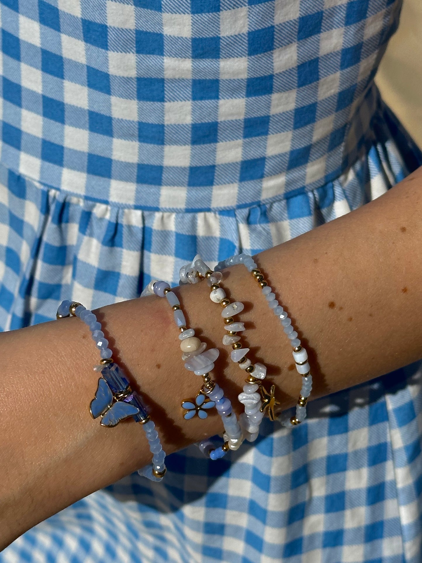 PULSERA BOLAS BRILLO