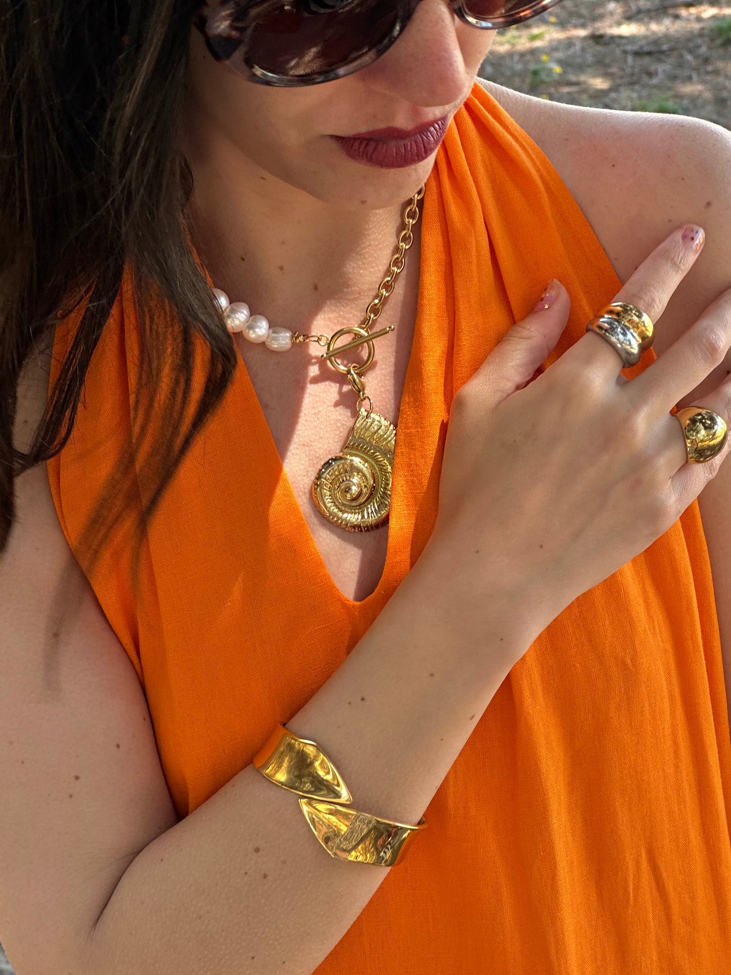 COLLAR PERLAS MARINAS