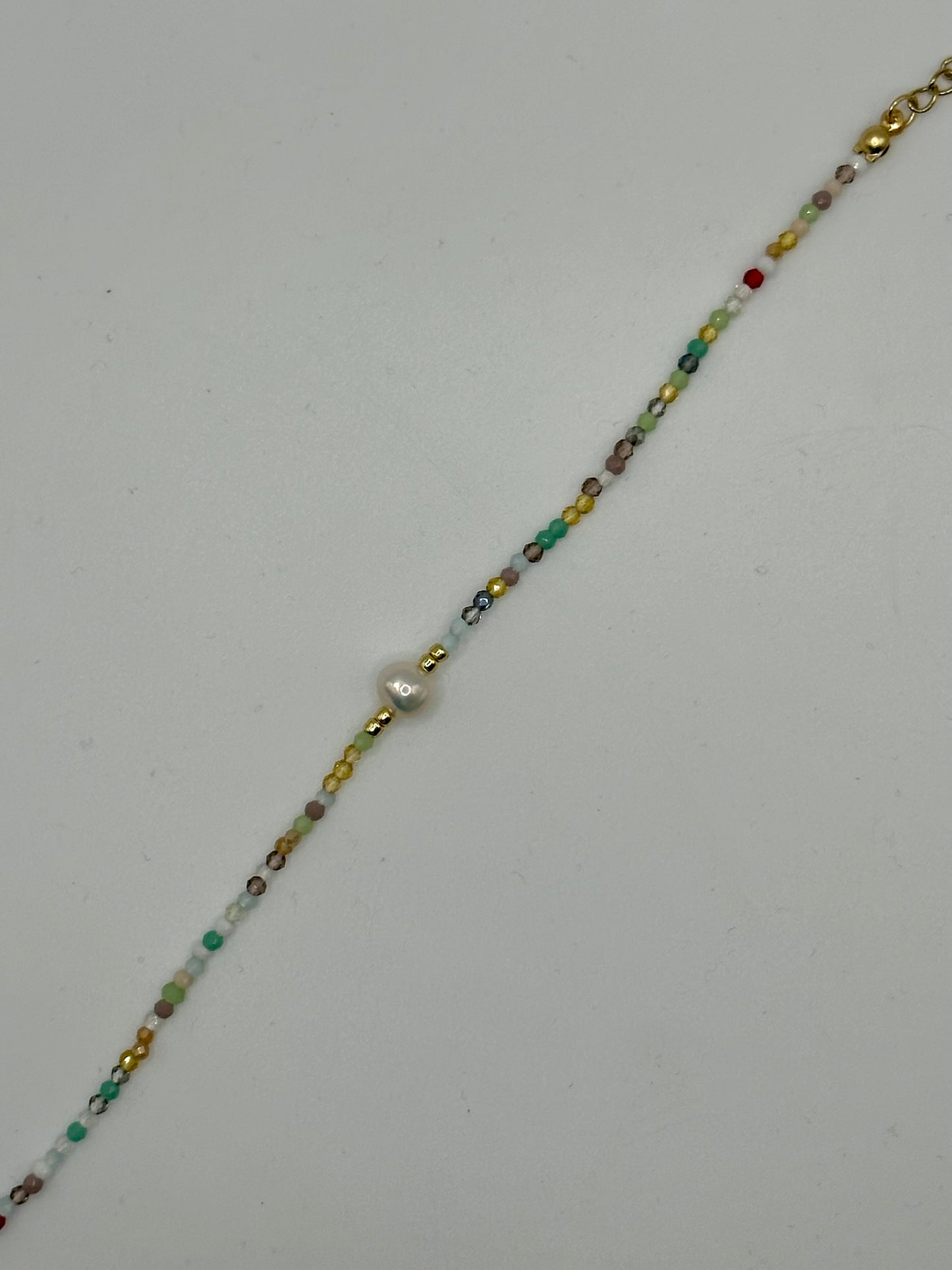 PULSERA PERLA MULTICOLOR