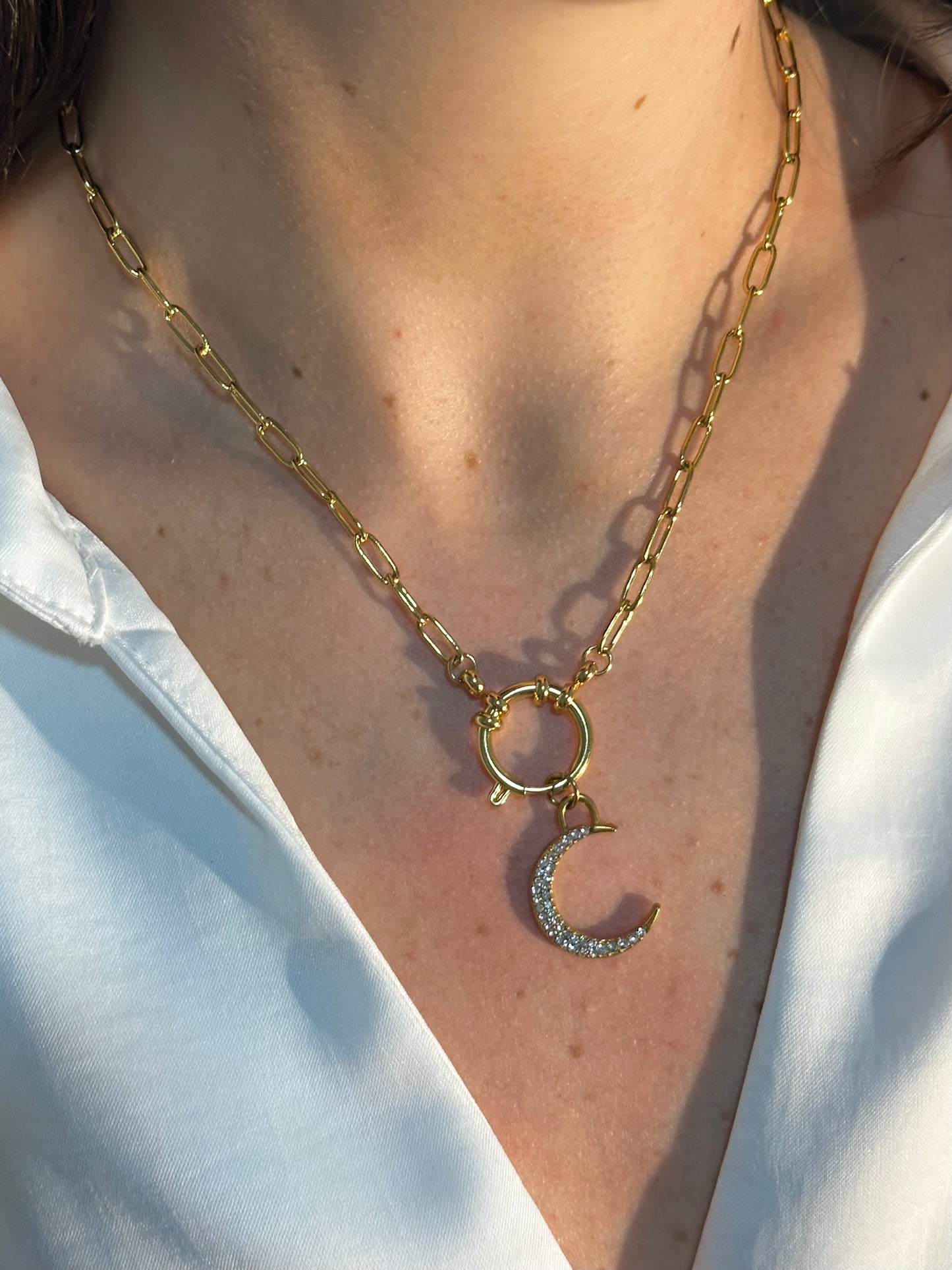 COLGANTE LUNA BRILLANTE