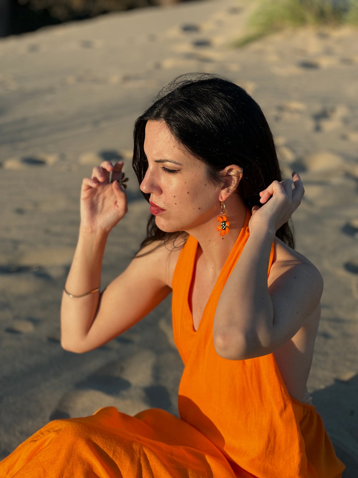 PENDIENTES GAZANIA