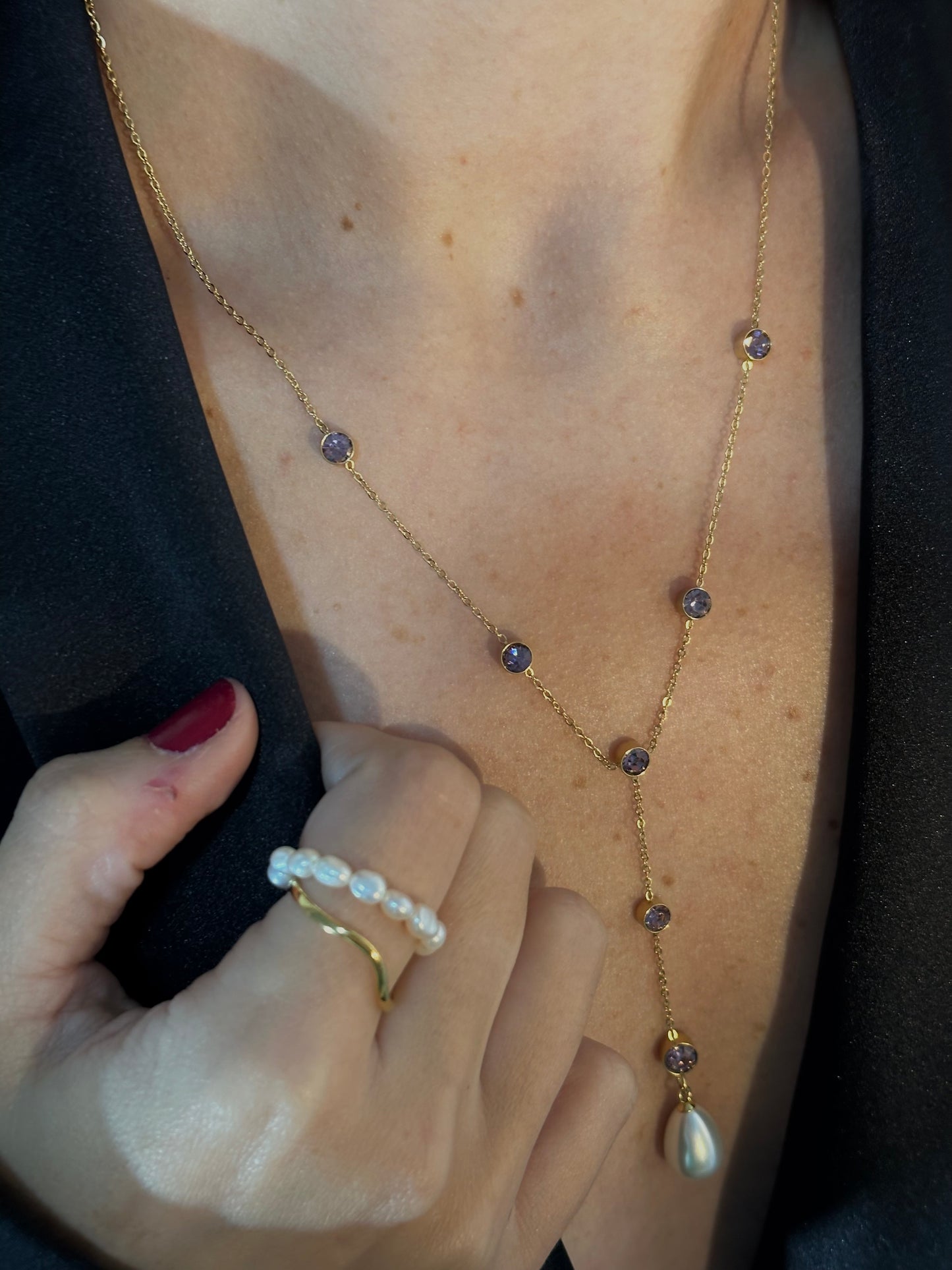 ANILLO PERLAS NATURALES