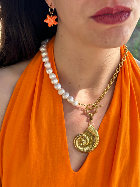 COLLAR PERLAS MARINAS