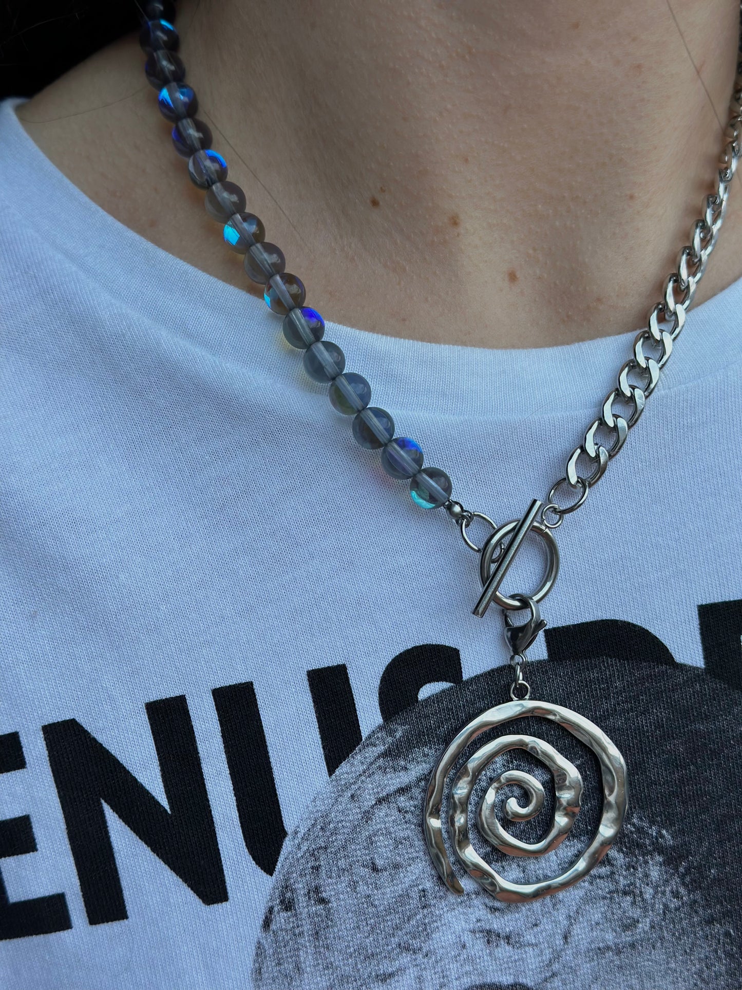 CHARM ESPIRAL SILVER