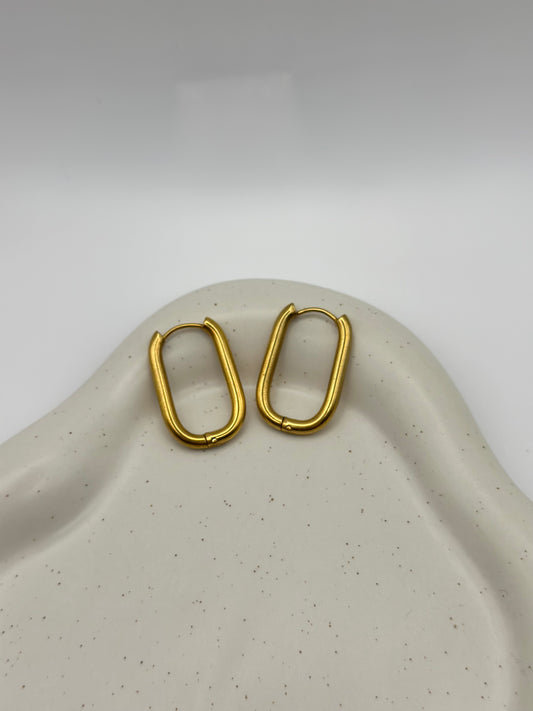 PENDIENTES RECTANGULAR GOLDEN